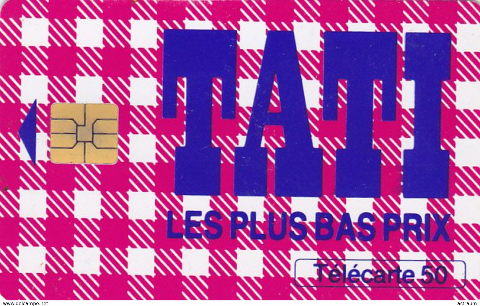 Telecarte Variété - F 564 A - Tati - ( JAG + N° Ondulé ) - Variëteiten