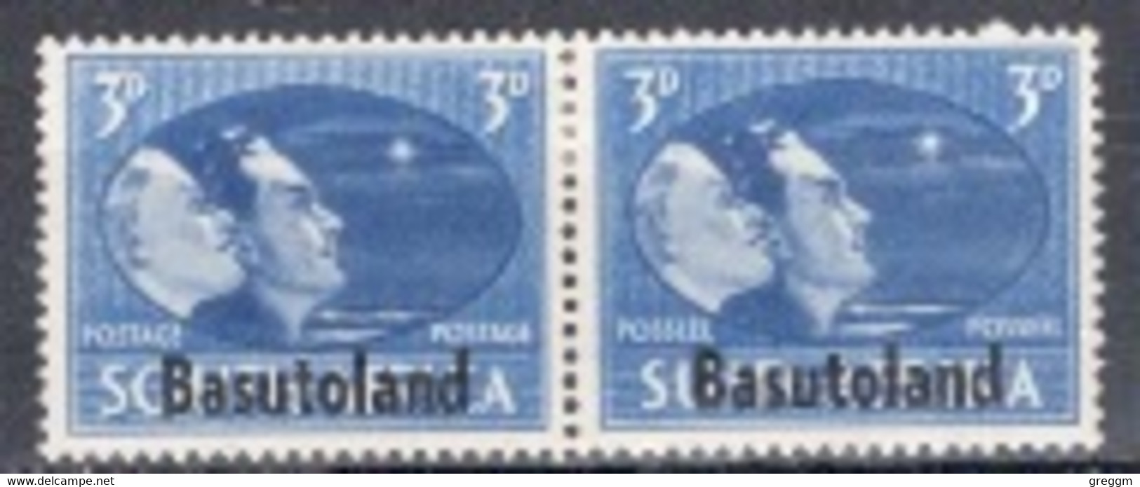 Basutoland 1946 Pair Of 3d Stamp From The Victory Set In Mounted Mint - 1965-1966 Autonomia Interna