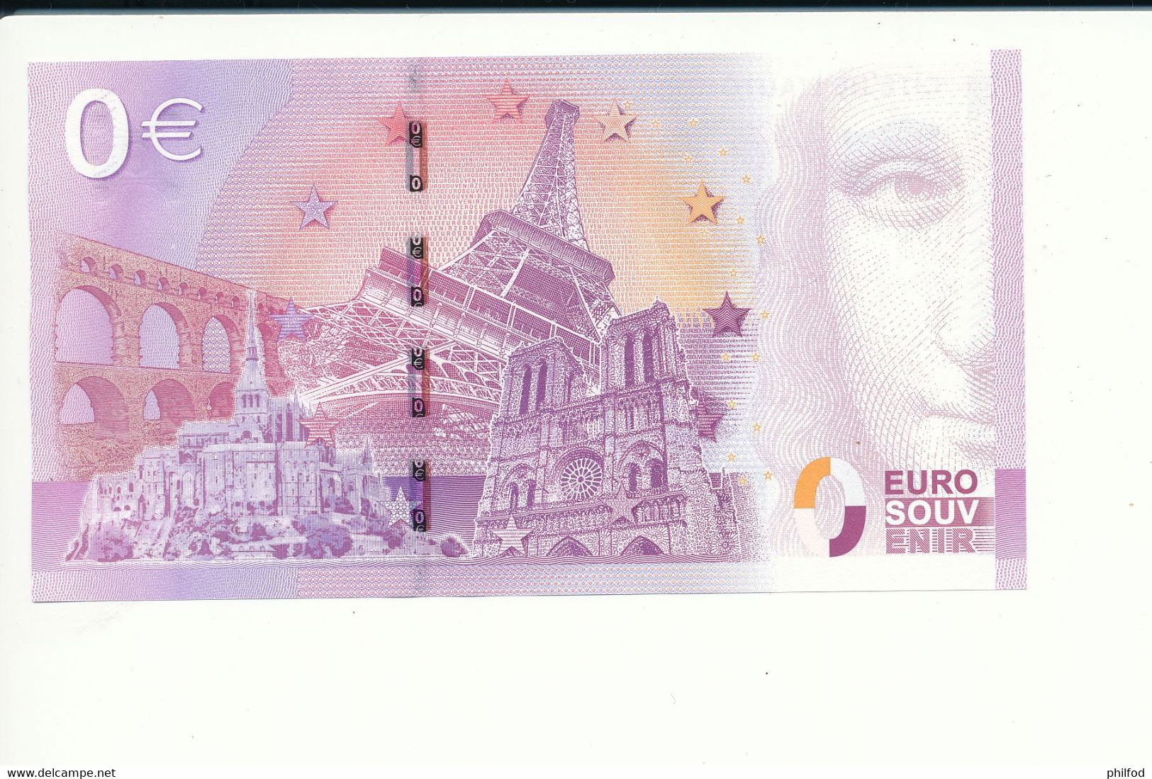 2015-1 - Billet Souvenir - 0 Euro - UEAP -  CITÉ DE L'AUTOMOBILE COLLECTION SCHLUMPF -  n° 6498 - Billet épuisé - Essais Privés / Non-officiels