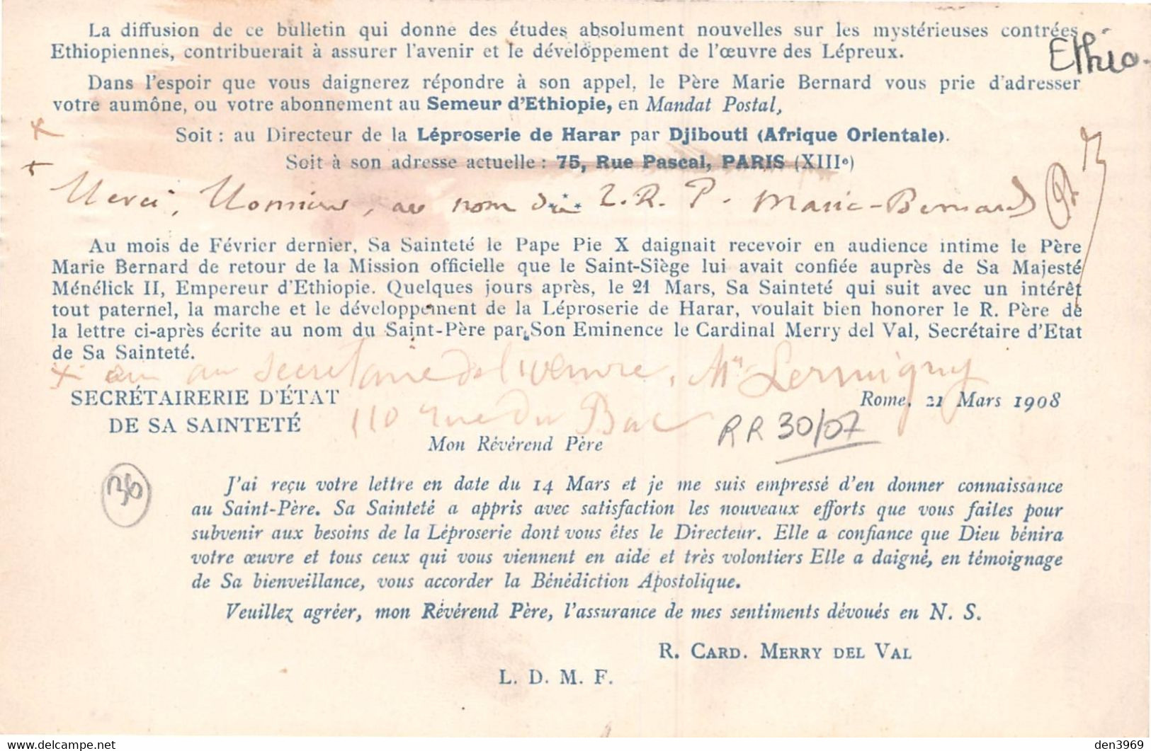 Afrique - ETHIOPIE - Harar - Groupe Général De La Léproserie (Abyssinie) - Lépreux - Ethiopie