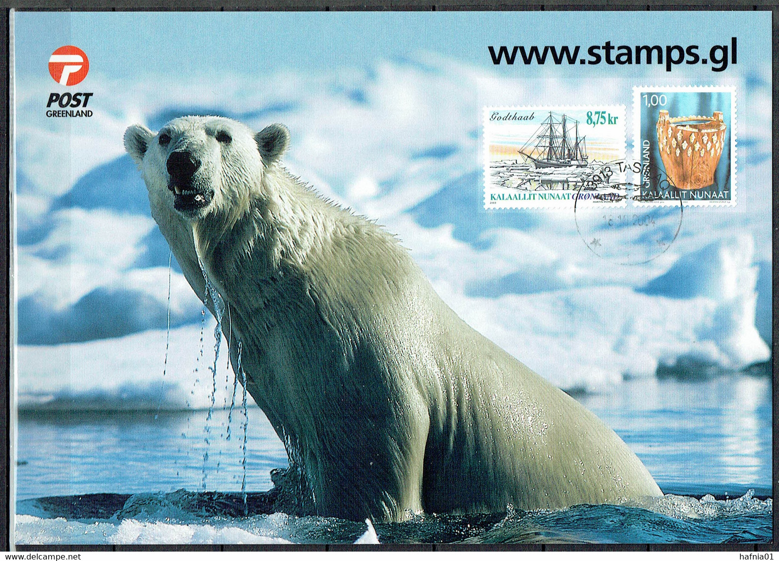 Greenland 2004. Maxi Card, Cancelled Tasiilaq. - Cartes-Maximum (CM)