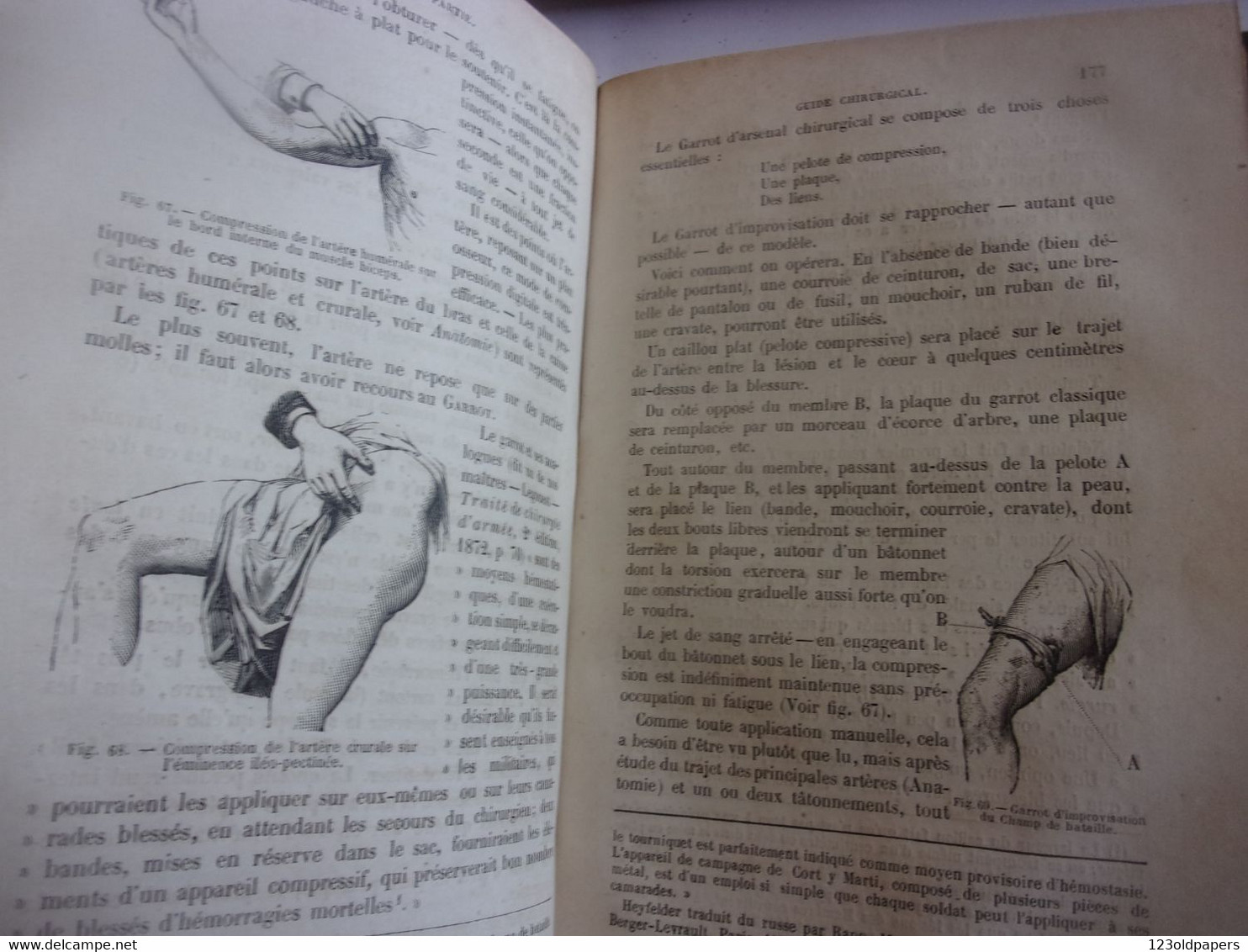 ♥️ EO 1876 GUIDE MEDICAL PRATIQUE DE L OFFICIER CHASSAGNE DESBROUSSES PLANCHES SOLDAT...VOIR PHOTOS CHAPITRES - Francés