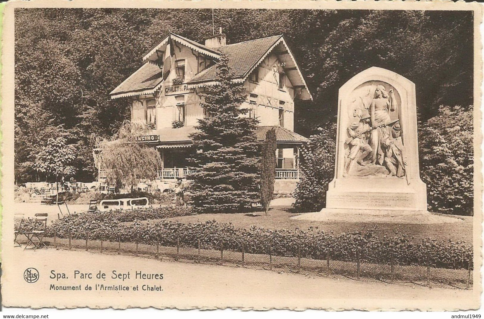 SPA - Parc De Sept Heures - Monument De L'Armistice Et Châlet - N'a Pas Circulé - Thill, Série 18, N° 24 - Spa
