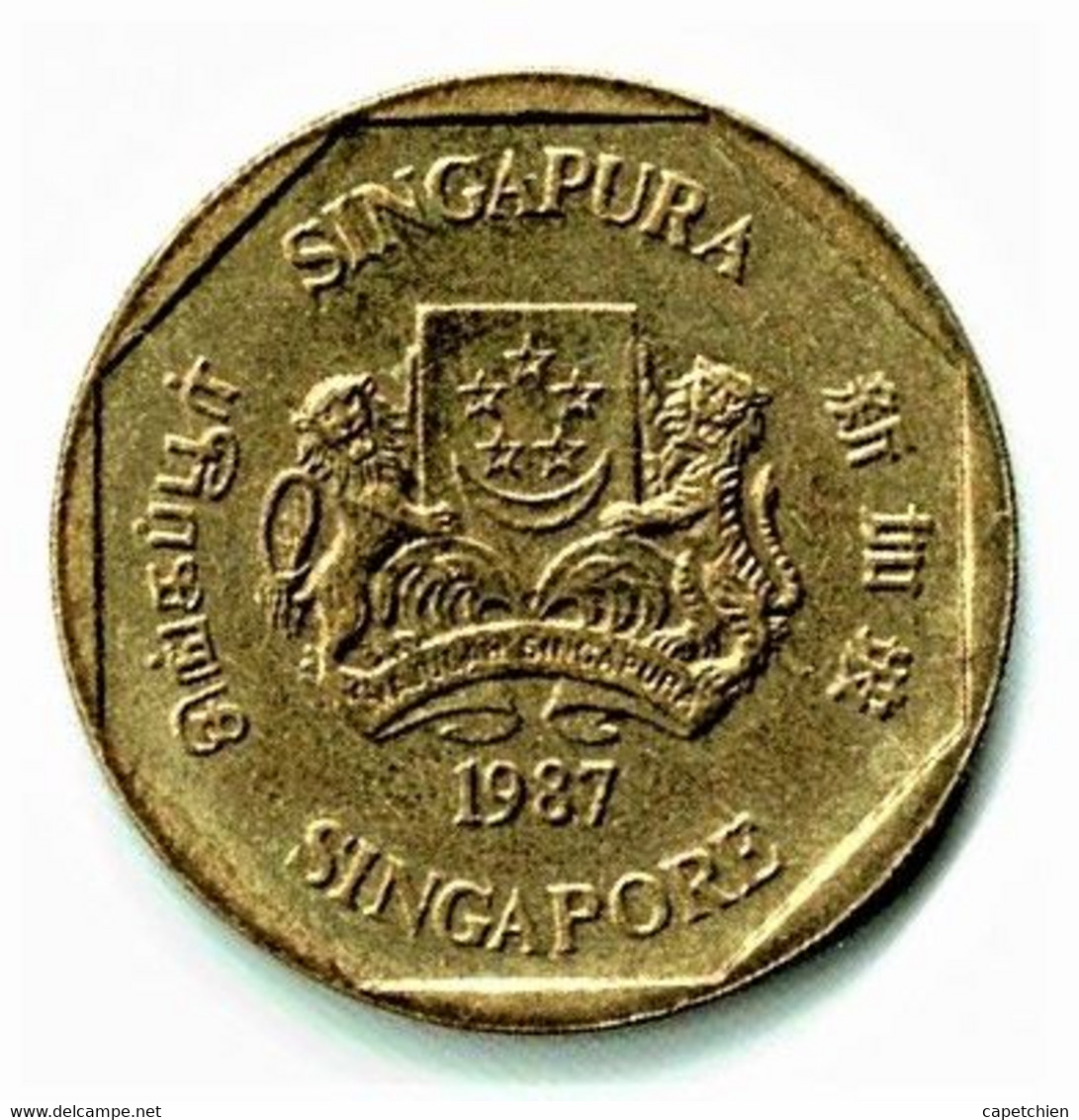 SINGAPOUR / 1 DOLLAR / 1987 / ETAT SUP. - Singapour