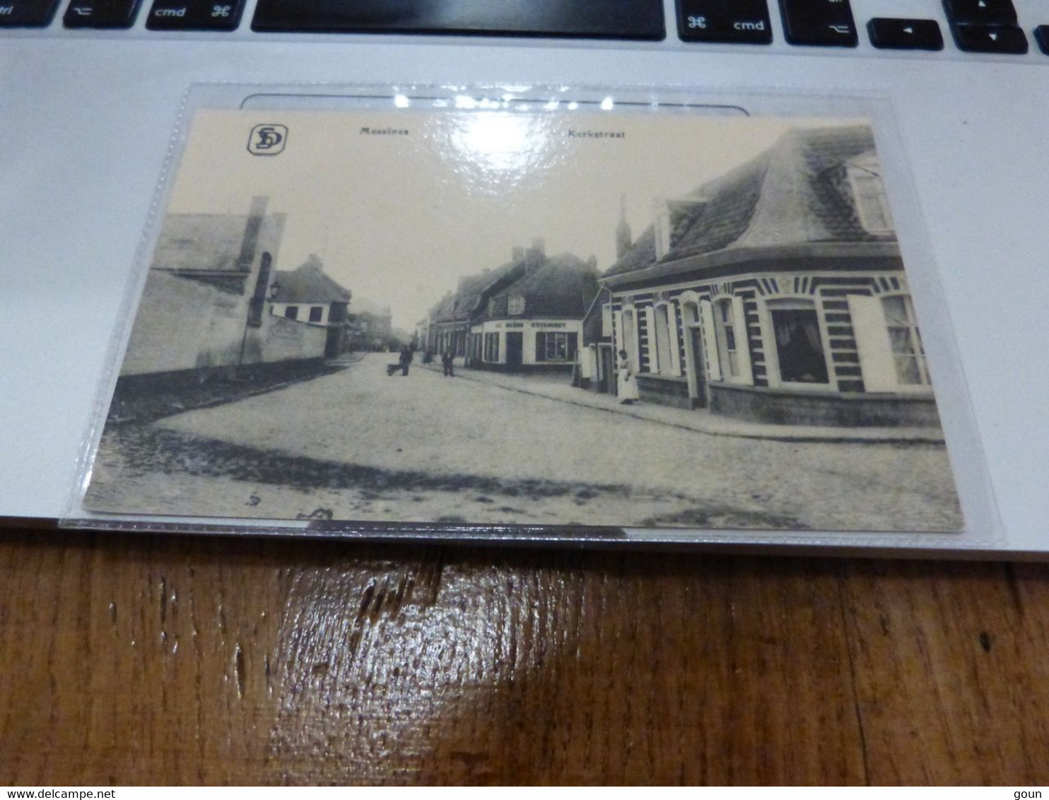 Carte Postale Messines Mesen Rue De L'église Kerkstraat - Mesen