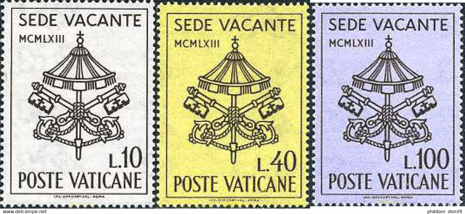 116065 MNH VATICANO 1963 SEDE VACANTE - Usados