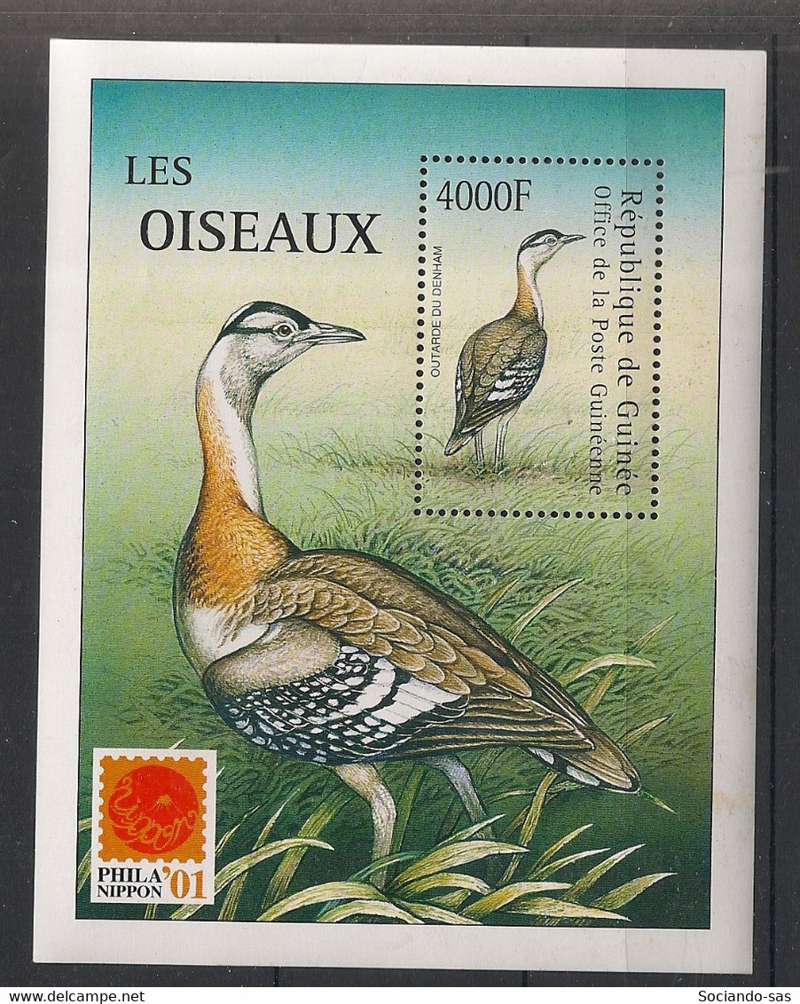 GUINEE - 2001 - Bloc Feuillet BF N°Yv. 210T - Oiseau / Outarde - Neuf Luxe ** / MNH / Postfrisch - Perdrix, Cailles