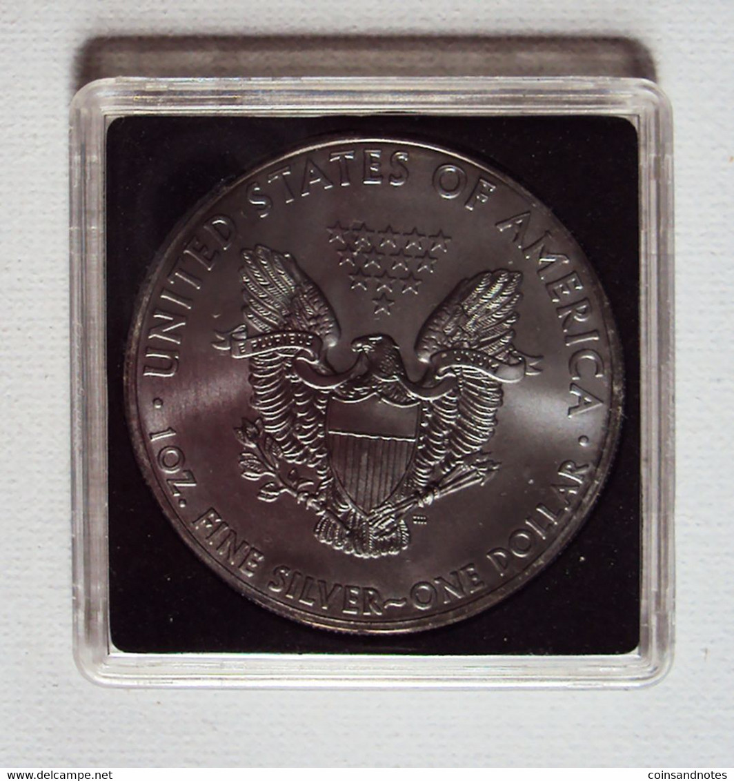 USA 2015 - 1 Tr Oz Silver Dollar ‘Liberty’ - Black Ruthenium & 24 CT Gold Plated - COA - Collezioni