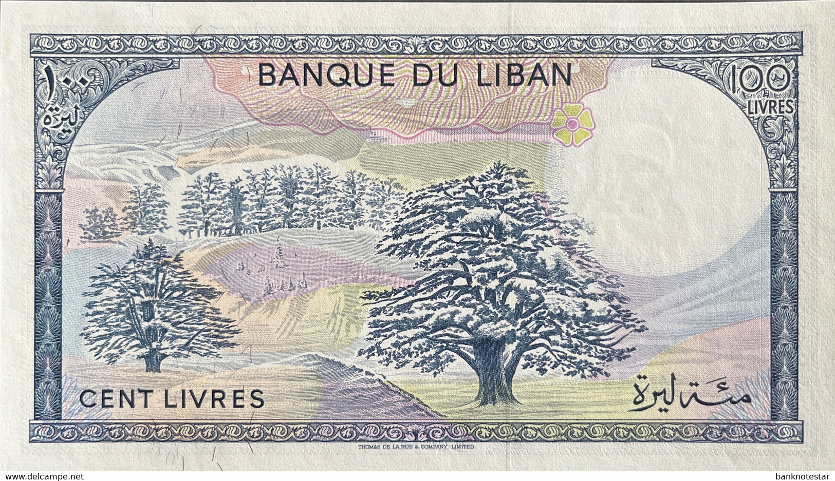 Lebanon 100 Livres,  P-66c (1985) - UNC - Liban