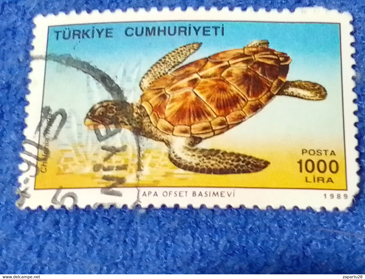 TÜRKEY--1980- 90    1000TL  DAMGALI - Used Stamps