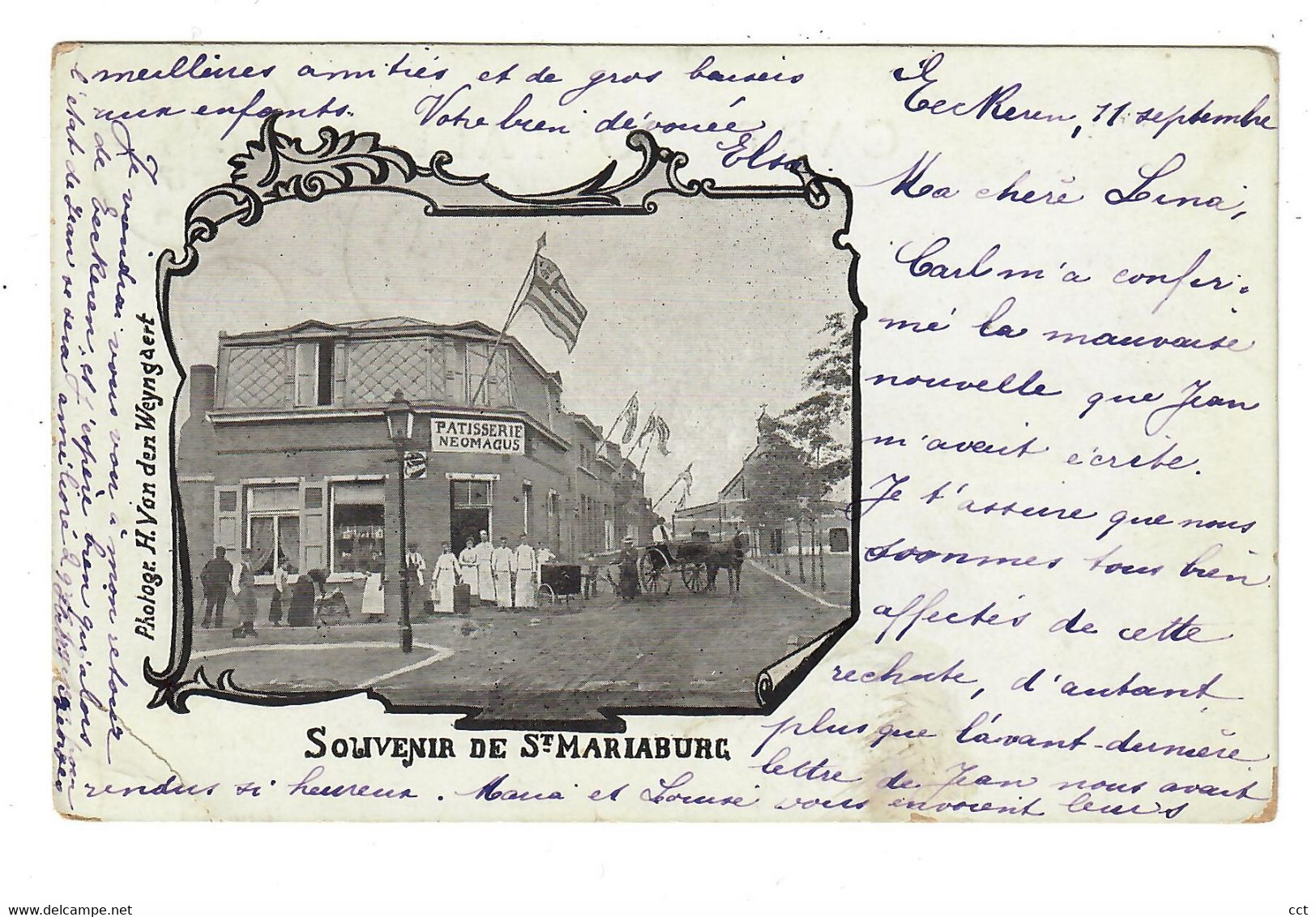 Sint-Mariaburg   Brasschaat   Souvenir De St Mariaburg  Patisserie Neomagus  Photogr H Van Den Weyngaert - Brasschaat