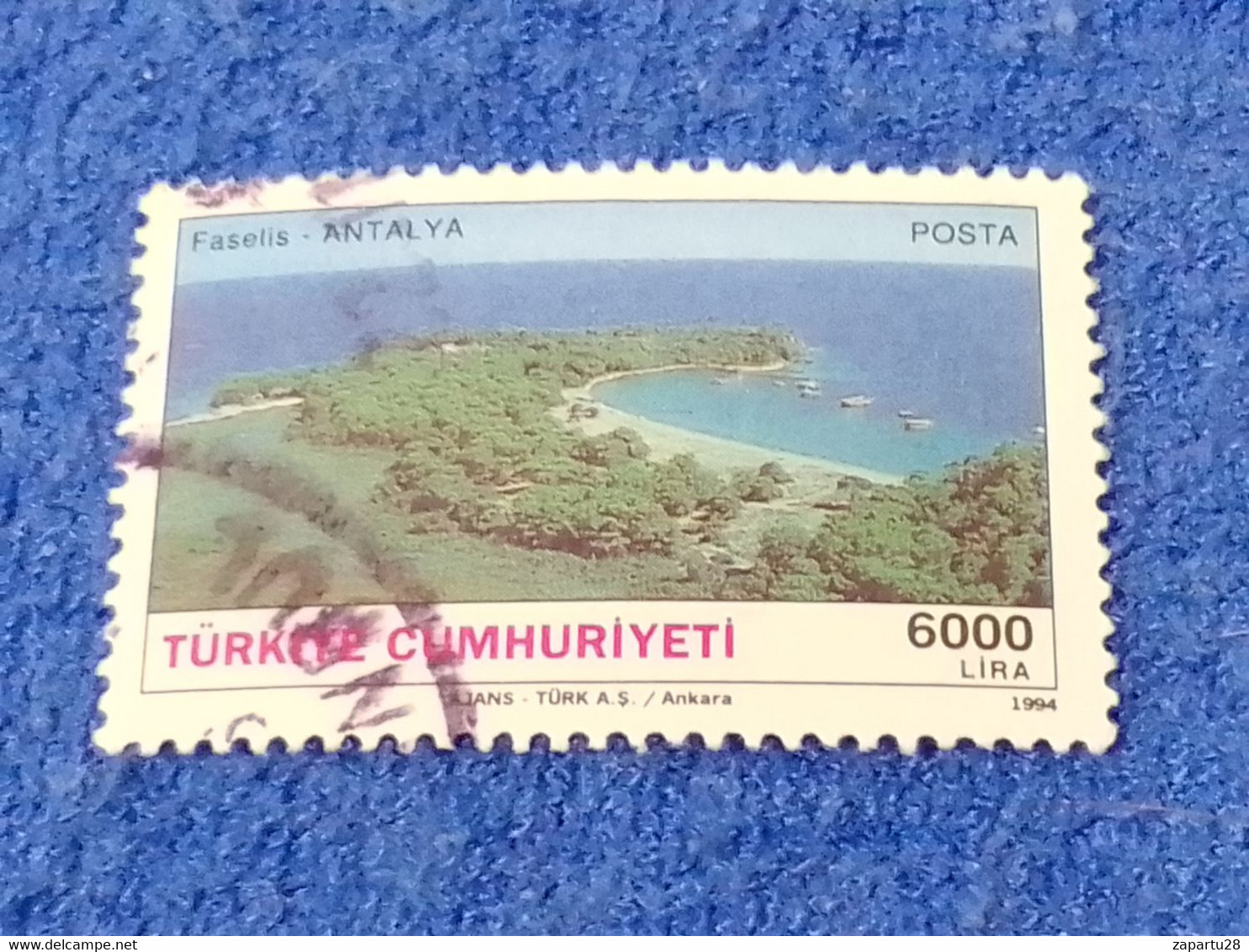 TÜRKEY--1990- 00    6000TL  DAMGALI - Used Stamps