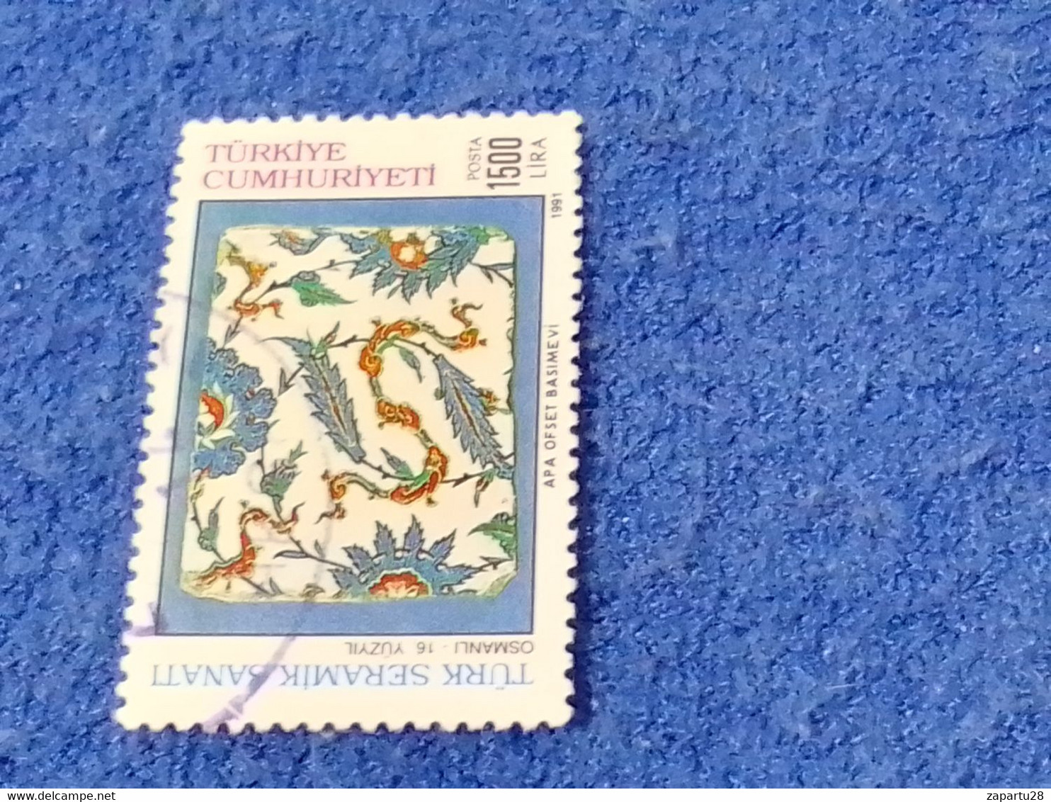 TÜRKEY--1990- 00    1500TL  DAMGALI - Usati