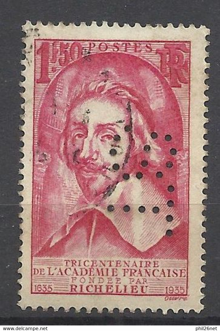 France         N°305    Perforé   ST       Oblitéré  B/ TB     Voir Scans  Soldes ! ! ! - Used Stamps