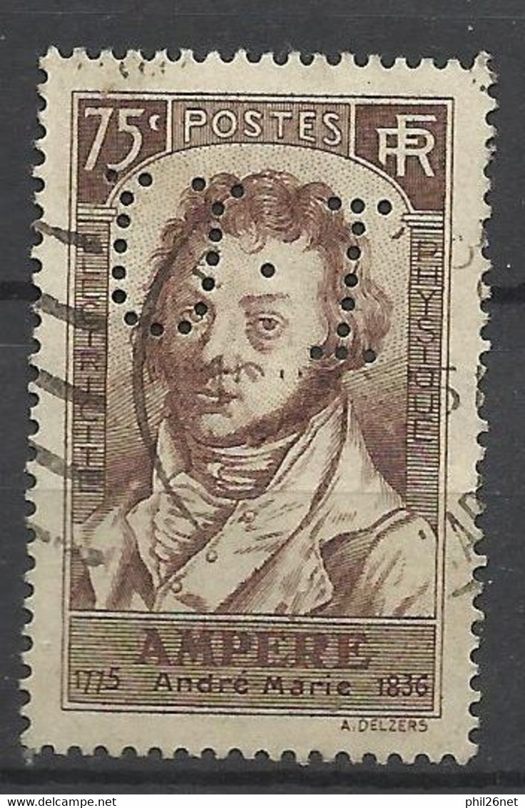 France         N°310    Perforé   UI       Oblitéré  B/ TB     Voir Scans  Soldes ! ! ! - Used Stamps