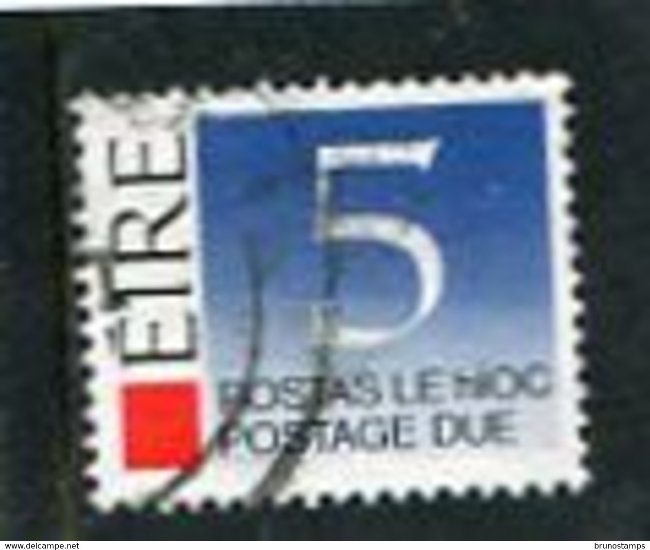 IRELAND/EIRE - 1988  5p POSTAGE DUE  FINE USED - Timbres-taxe