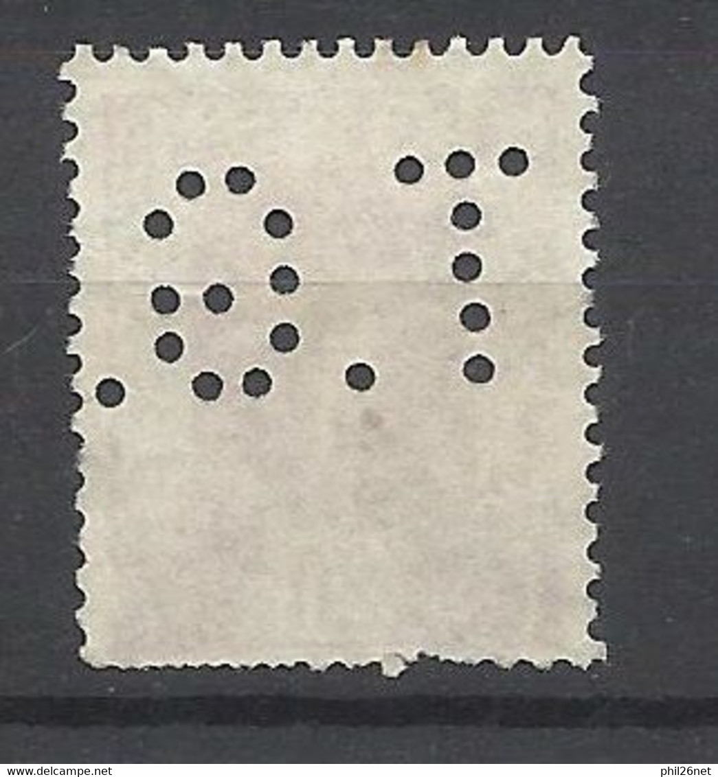 France         N°322  Perforé   TG Oblitéré  B/TB   Voir Scans  Soldes ! ! ! - Used Stamps