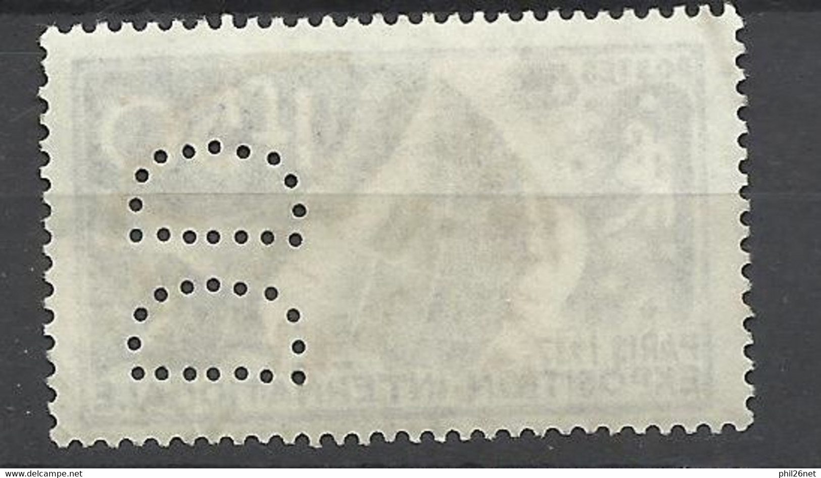 France         N°327  Perforé   DD   Oblitéré  B/TB   Voir Scans  Soldes ! ! ! - Used Stamps