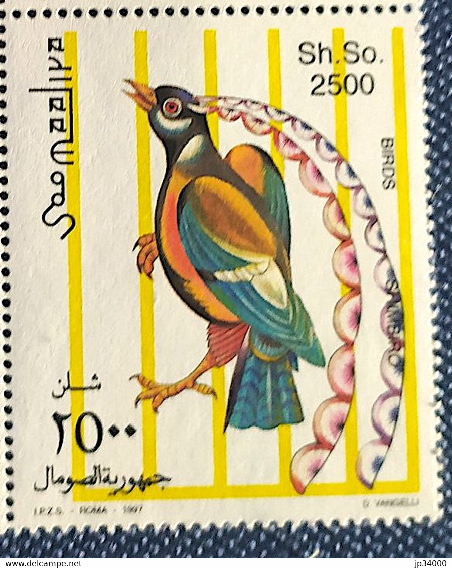 SOMALILAND, SOOMAALIYA Oiseaux, Oiseau, Bird, Pajaro. Yvert N°568 ** MNH (oiseau Stylisé) - Hiboux & Chouettes