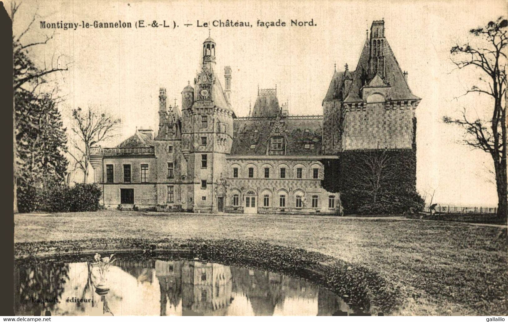 MONTIGNY LE GANNELON LA CHATEAU FACADE NORD - Montigny-le-Gannelon