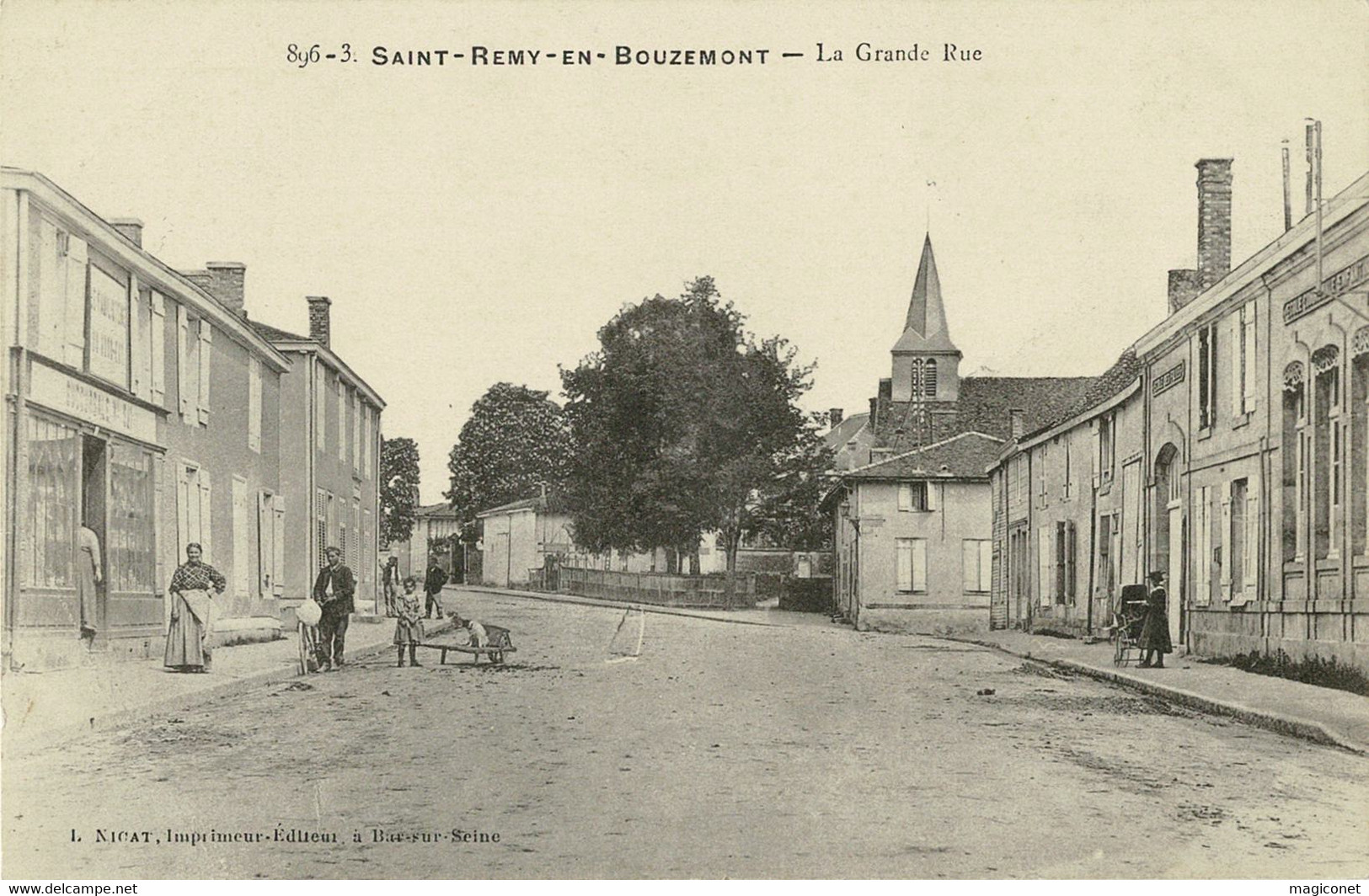 CPA - Saint-Remy-enBouzemont - La Grande Rue - Saint Remy En Bouzemont