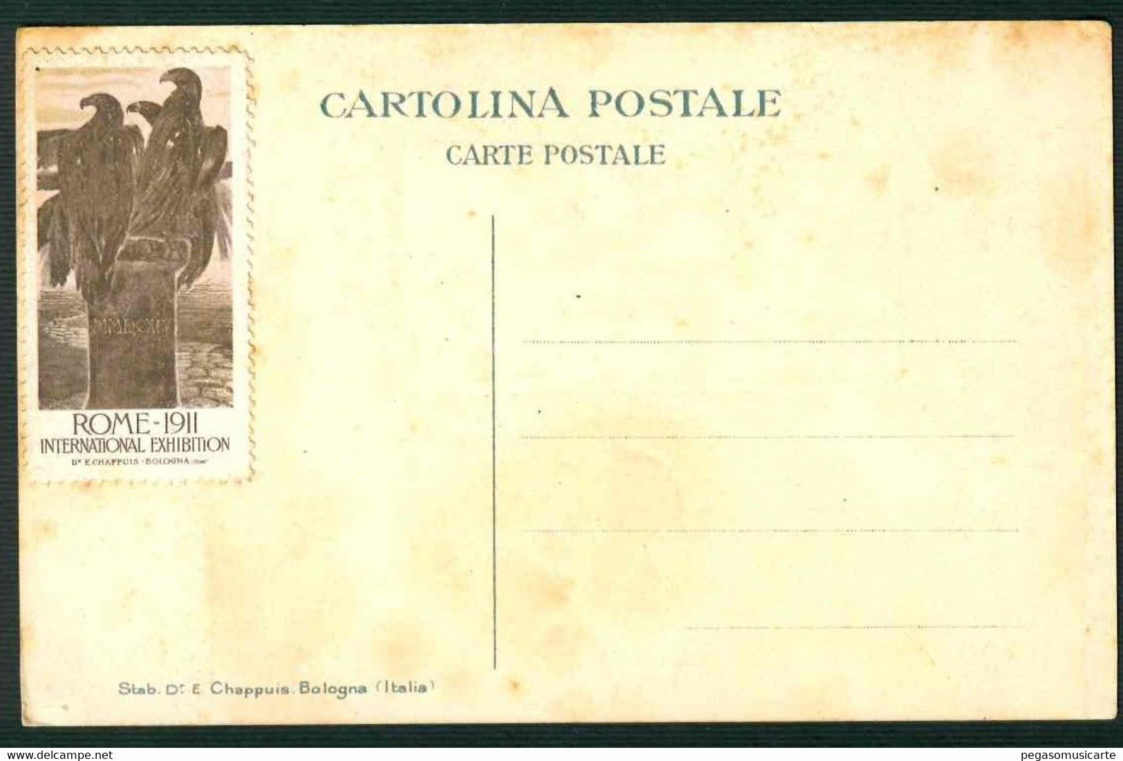 CLI 168 - ROMA 1911 - ESPOSIZIONE INTERNAZIONALE ARTE CONTEMPORANEA E RETROSPETTIVA - Mostre, Esposizioni
