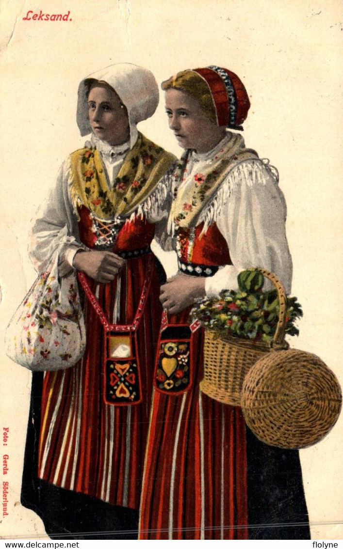 Suède - Femmes Du Pays En Costume - Folklore - Sweden - Suède