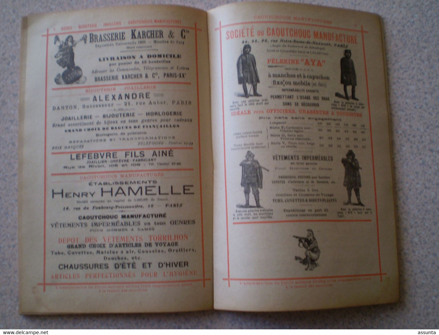 Cercle National Des Armées De Terre Et De Mer: Annuaire 1917, + De 50 Publicités: Reutlinger Burberrys Bailly Cinzano - Frankrijk