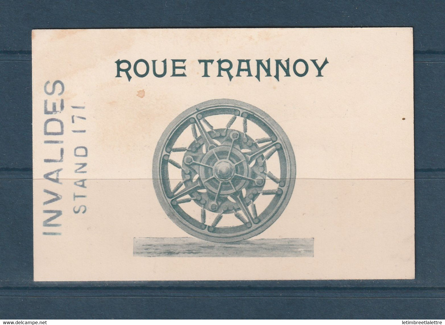 ⭐ France - Carte De Visite Roue Trannoy - Exposition Universelle Invalides - 1900 ⭐ - Cartes De Visite