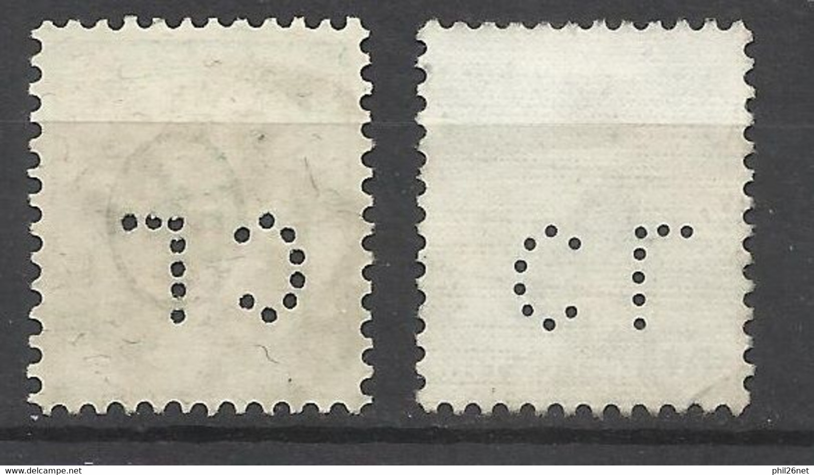 Suisse    N°  66  Et 285  Perforés  CL      Oblitérés  B/TB   Voir Scans  Soldes ! ! ! - Perfins