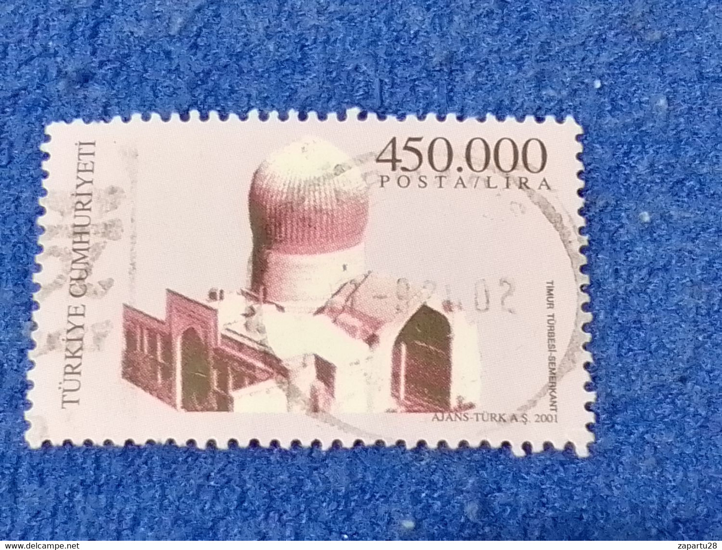 TÜRKEY--1990 00  -   450 000TL         DAMGALI - Used Stamps