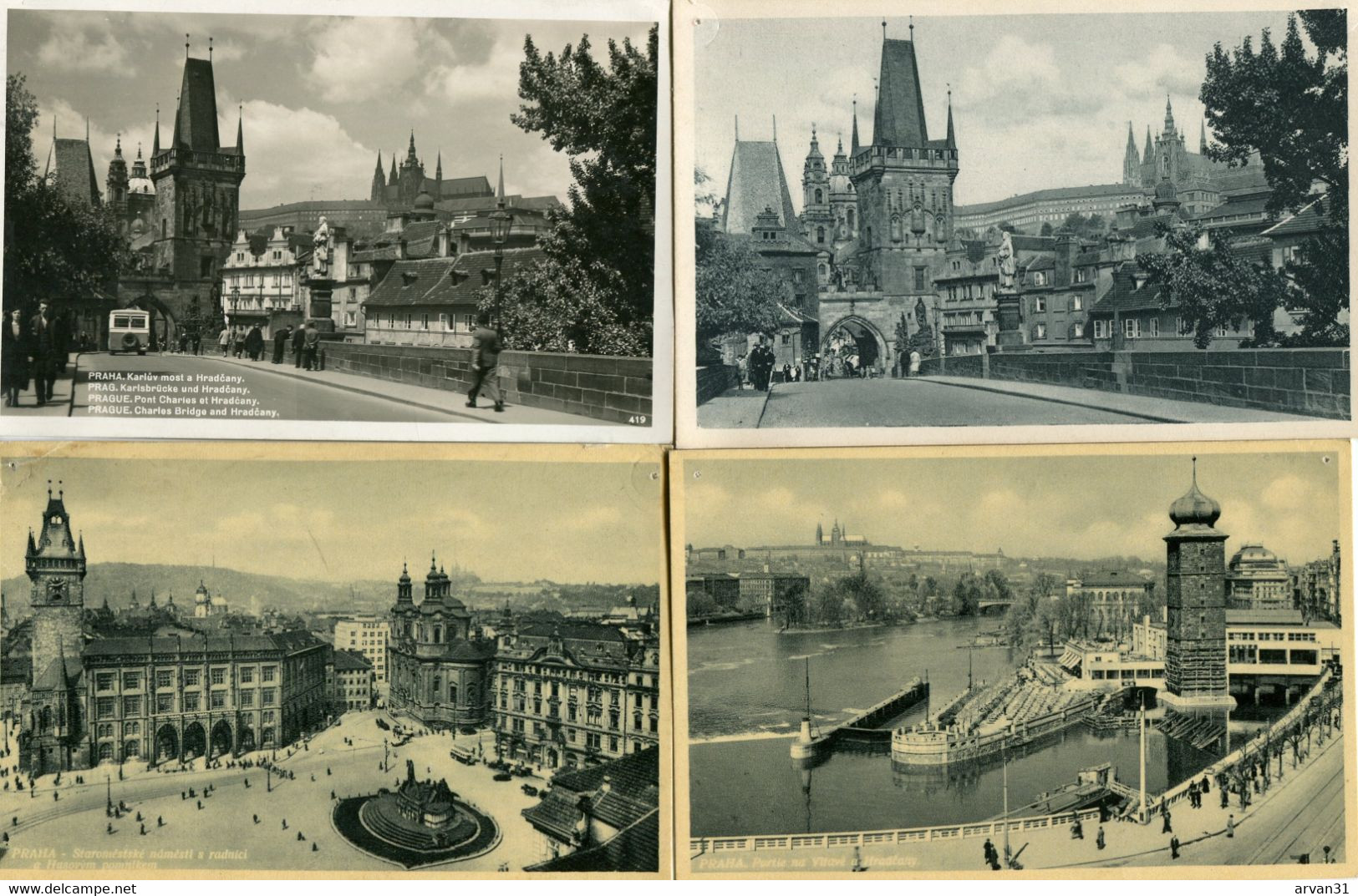 P R A H A  - PRAGUE - BEAU LOT De 25 Cartes Postales  =================> PORT GRATUIT - - Czech Republic