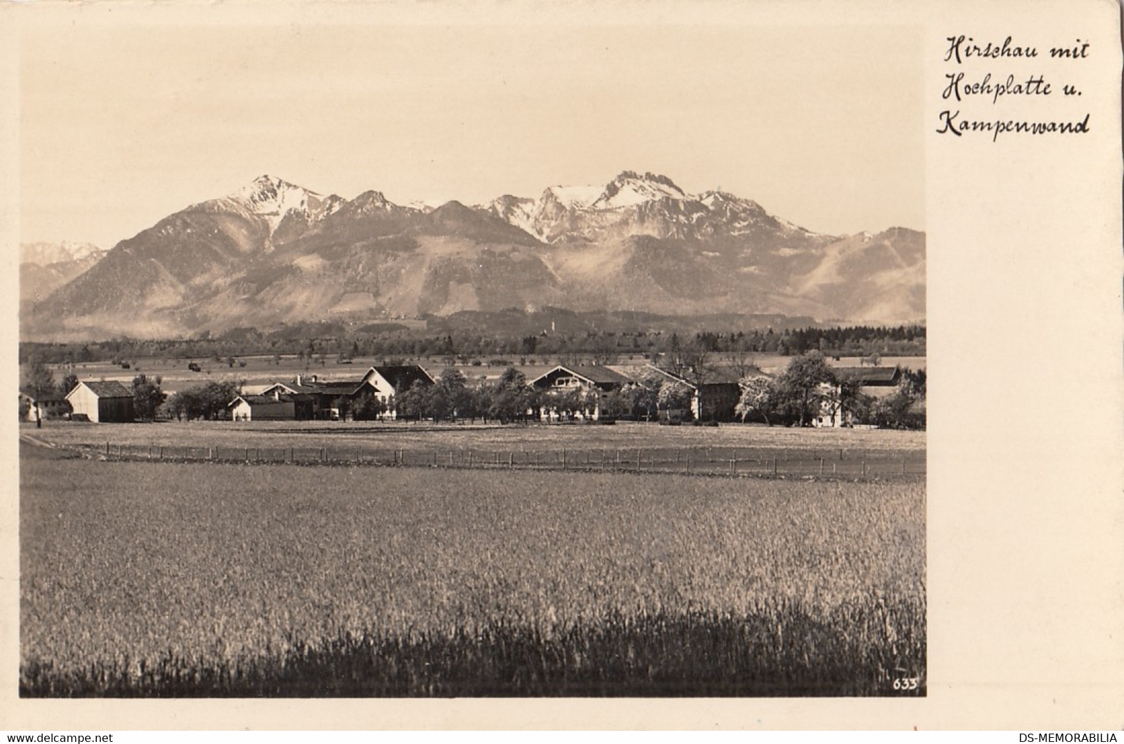 Hirschau Mit Hochplatte Und Kampenwand - Hirschau