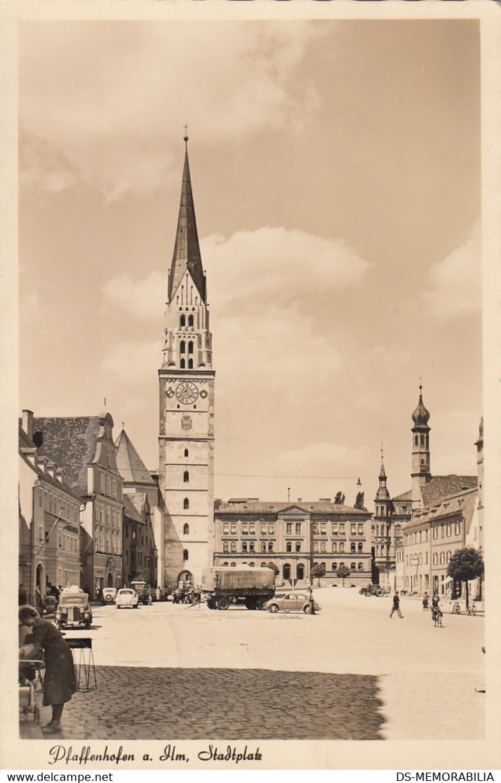 Pfaffenhofen A.Ilm - Stadtplatz 1953 - Pfaffenhofen