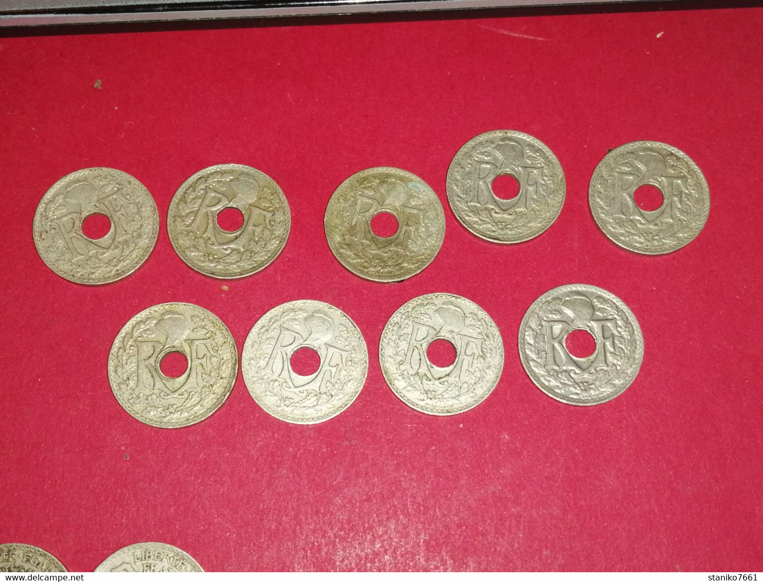 9 X 5 Centimes LINDAUER 1930 à 1938 Non Nettoyé VOIR PHOTOS - 5 Centimes