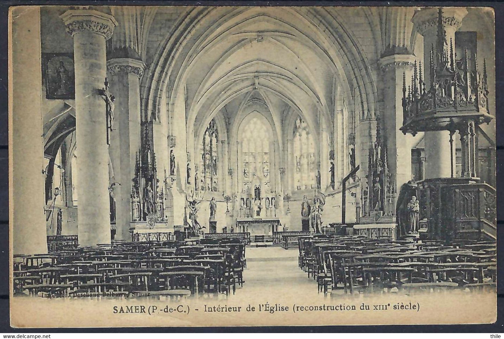 SAMER - Intérieur De L'église - Samer