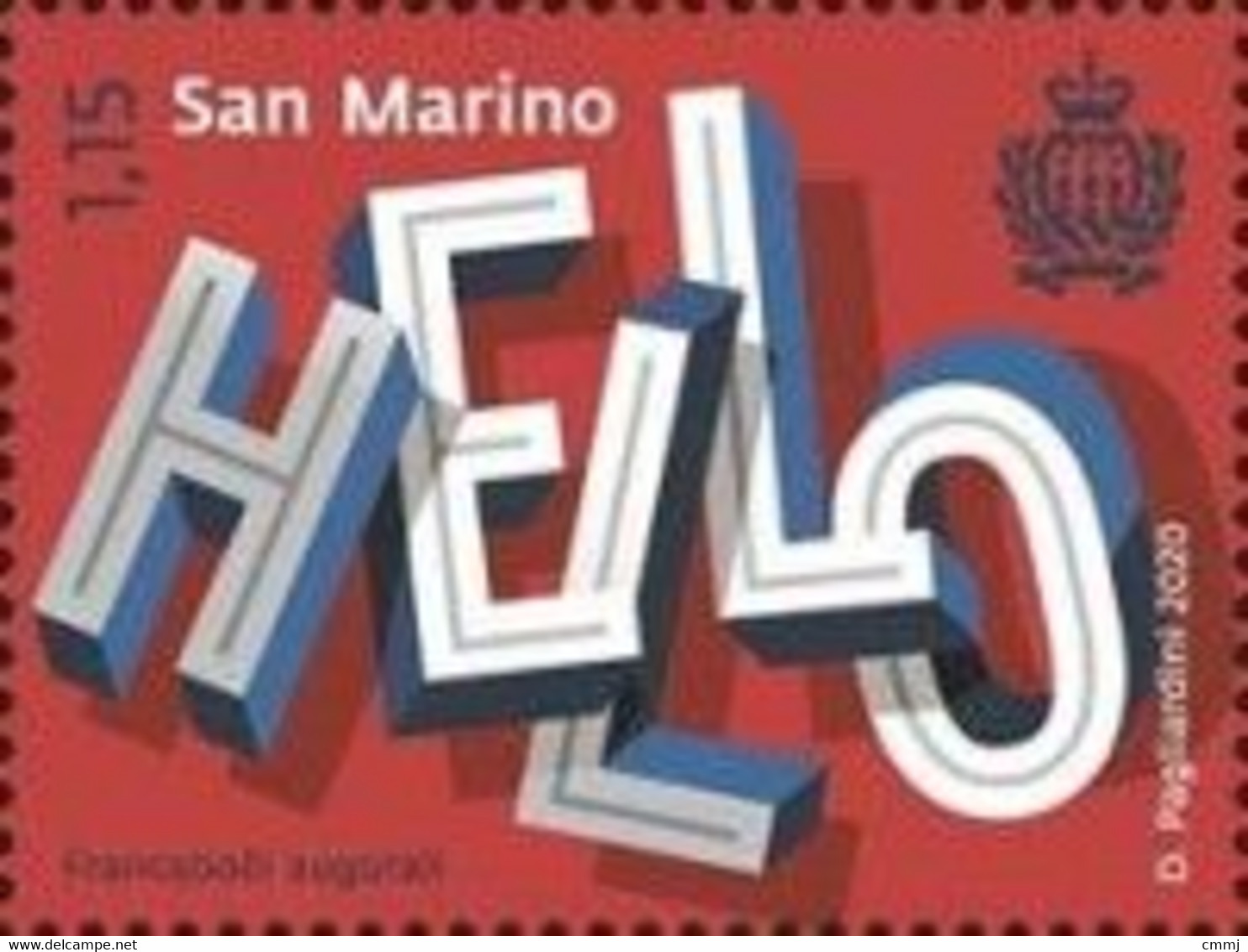 2020 - SAN MARINO - Francobolli Di Auguri 4v -  NH - ** - Nuovi