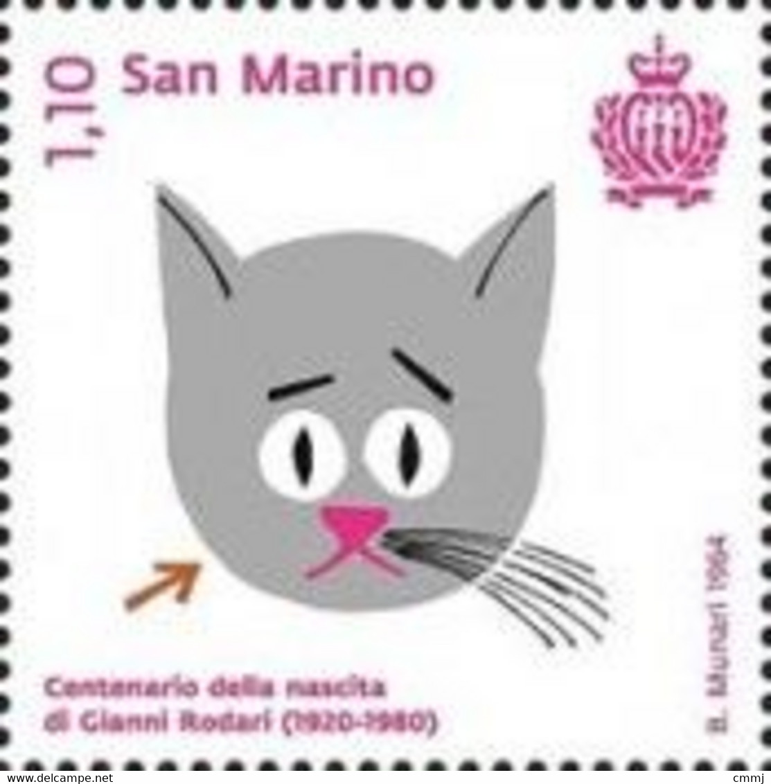 2020 - SAN MARINO - Gianni Rodari 2v -  NH - ** - Unused Stamps