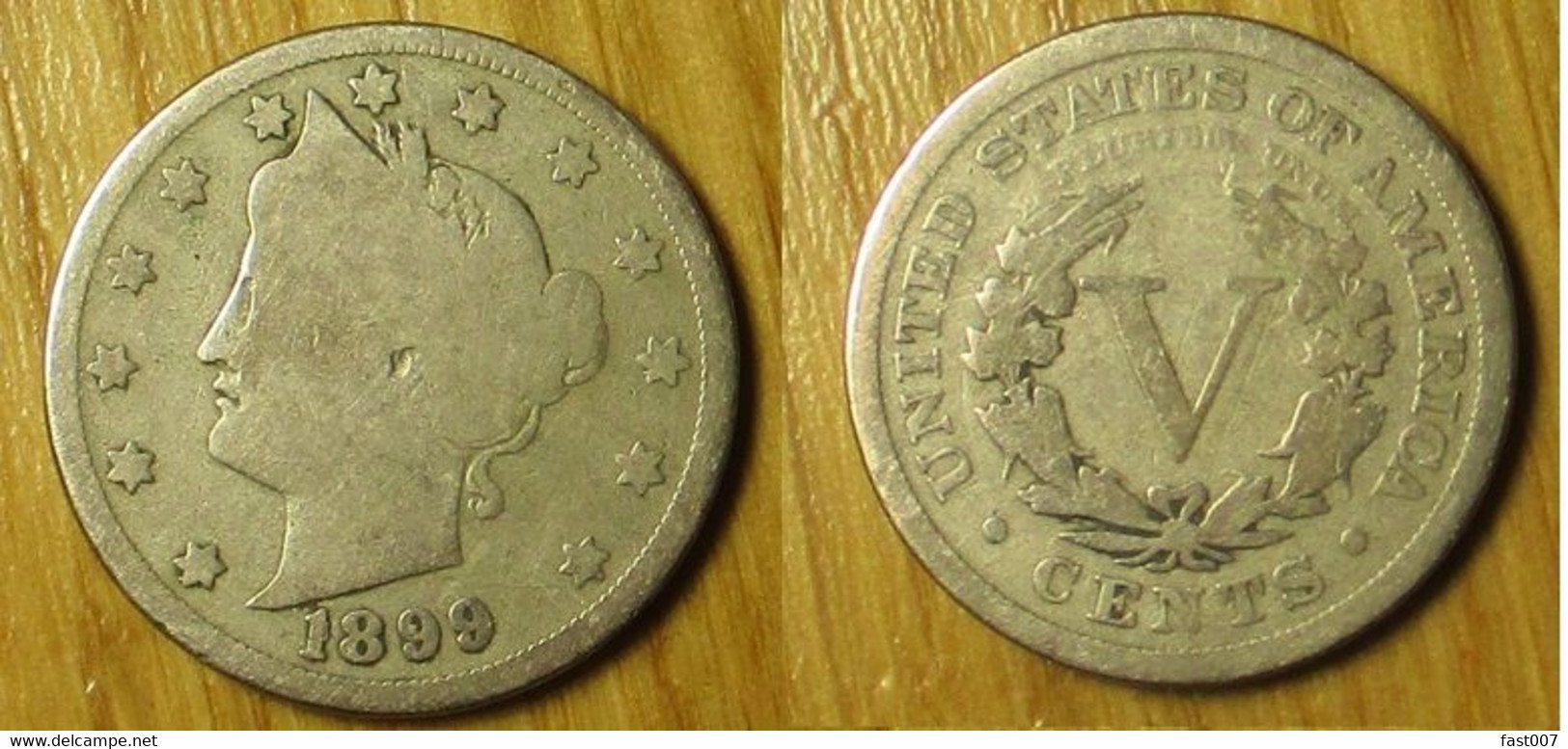 USA - 5 Cents 1899 - 1883-1913: Liberty