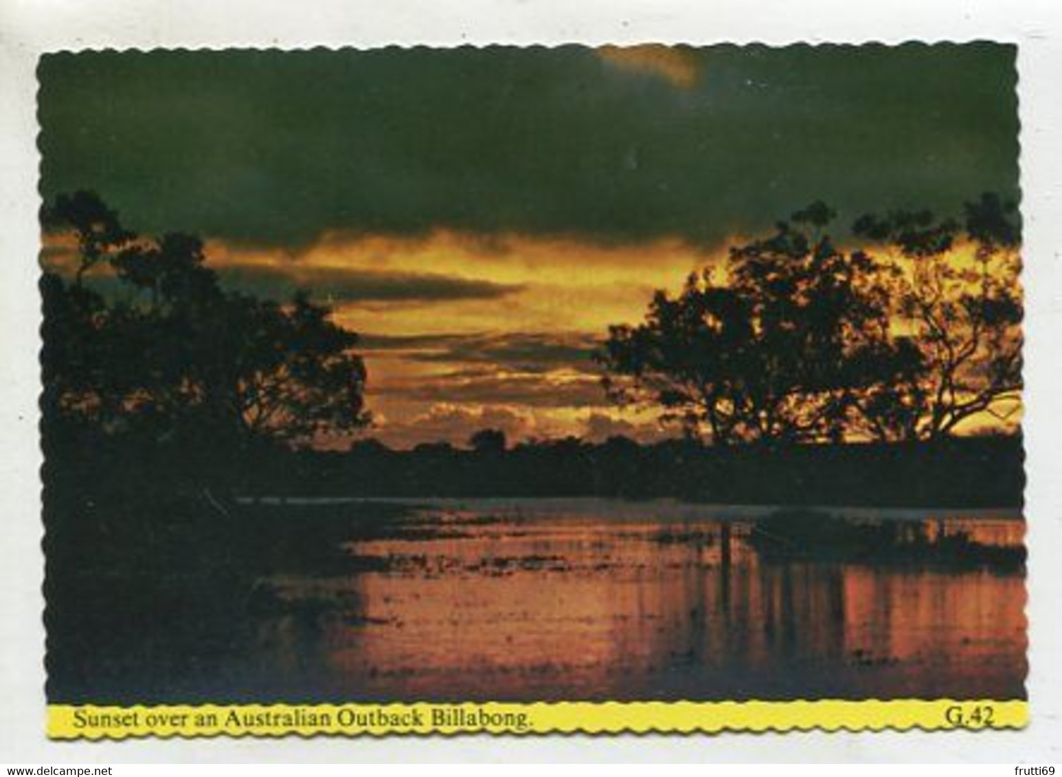 AK 114812 AUSTRALIA - Sunset Over An Australian Outback Billabong - Outback