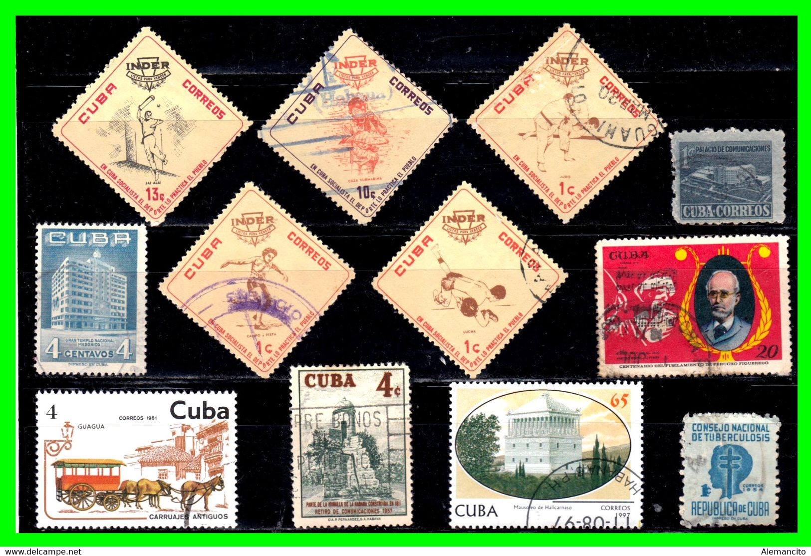 CUBA ( AMERICA DEL NORTE ) LOTE DE SELLOS DE DIFERENTE AÑOS Y VALORES - Collections, Lots & Séries