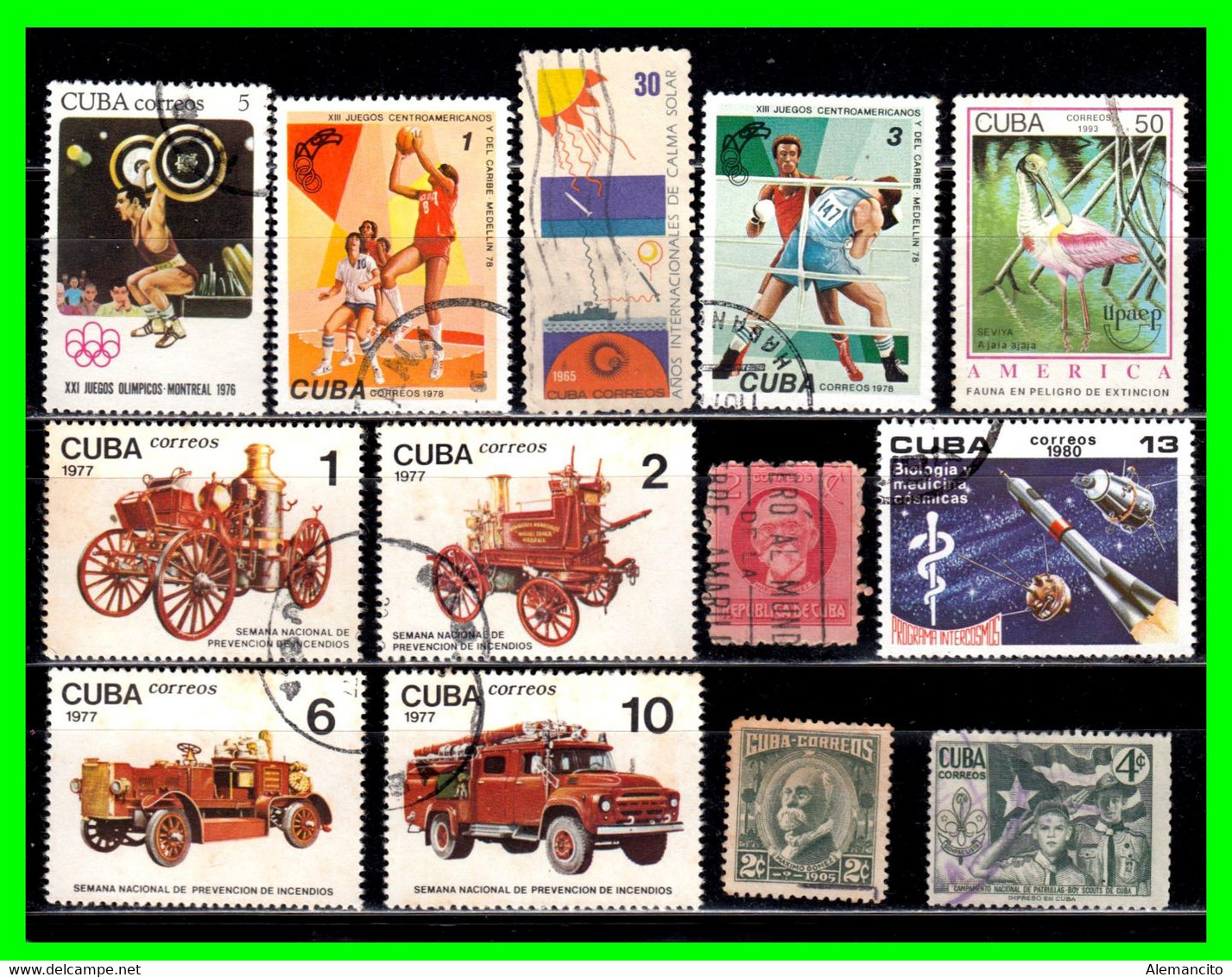 CUBA ( AMERICA DEL NORTE ) LOTE DE SELLOS DE DIFERENTE AÑOS Y VALORES - Collections, Lots & Series