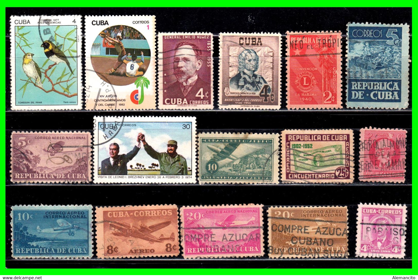 CUBA ( AMERICA DEL NORTE ) LOTE DE SELLOS DE DIFERENTE AÑOS Y VALORES - Collections, Lots & Series