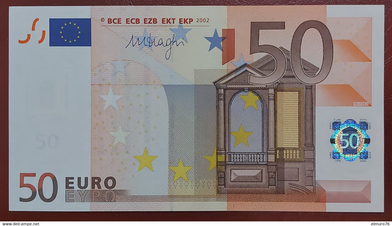 50 EURO R049 Cyprus Chypre Serie G Draghi Perfect UNC - 50 Euro