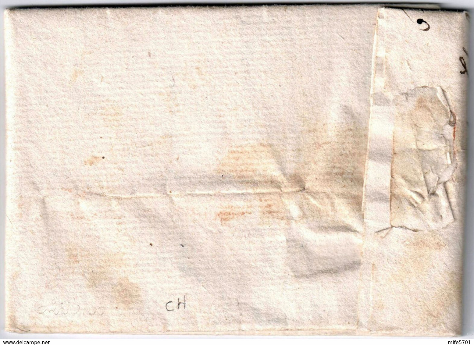 ITALY / STAMPLESS COVER  FROM GRESSONEY TO ST. GALLEN? WITH DOUBLE PORT OF TAXATION - 1. ...-1850 Prefilatelia