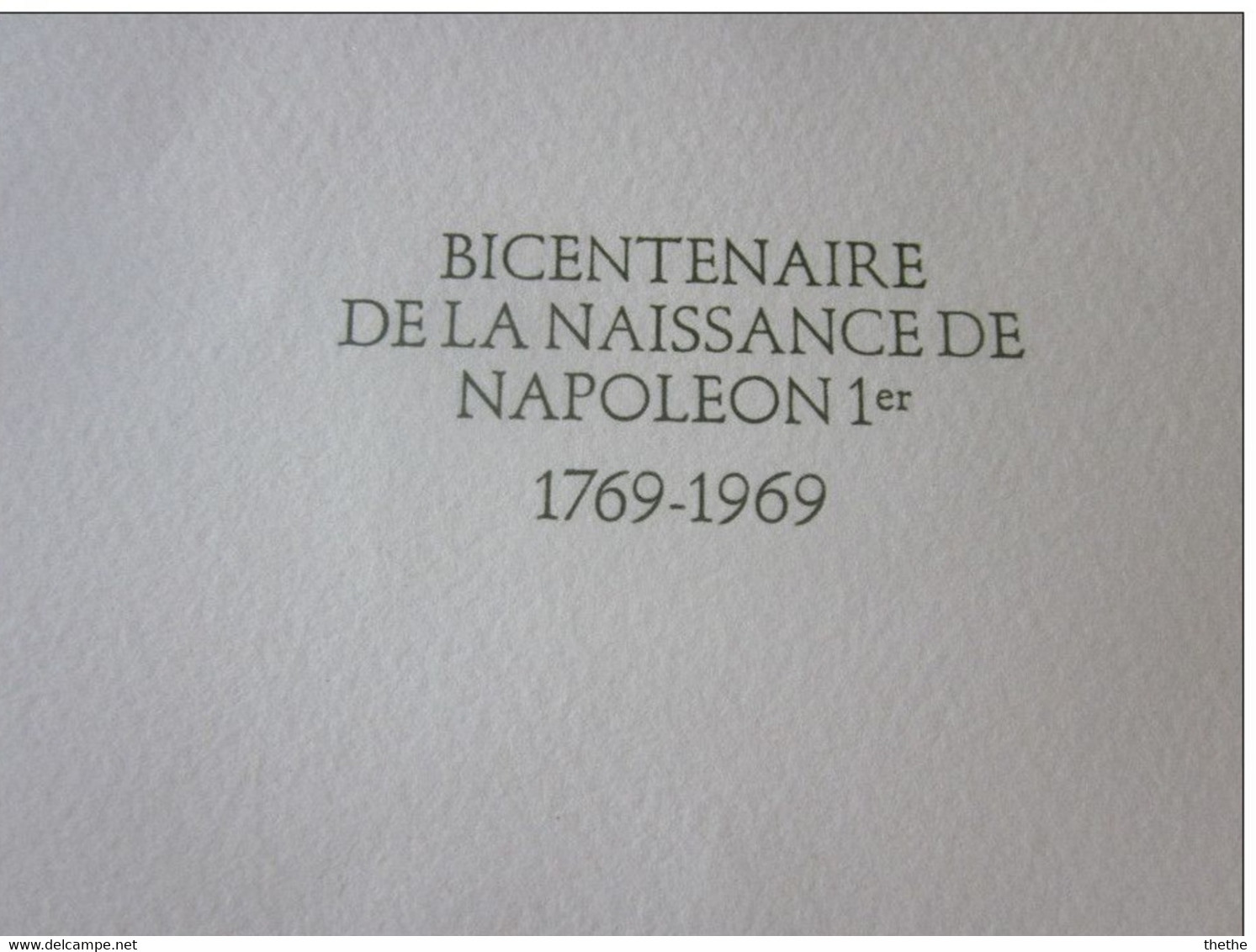 Bicentenaire De La Naissance De NAPOLEON 1er - 1769-1969 - Oblitérés