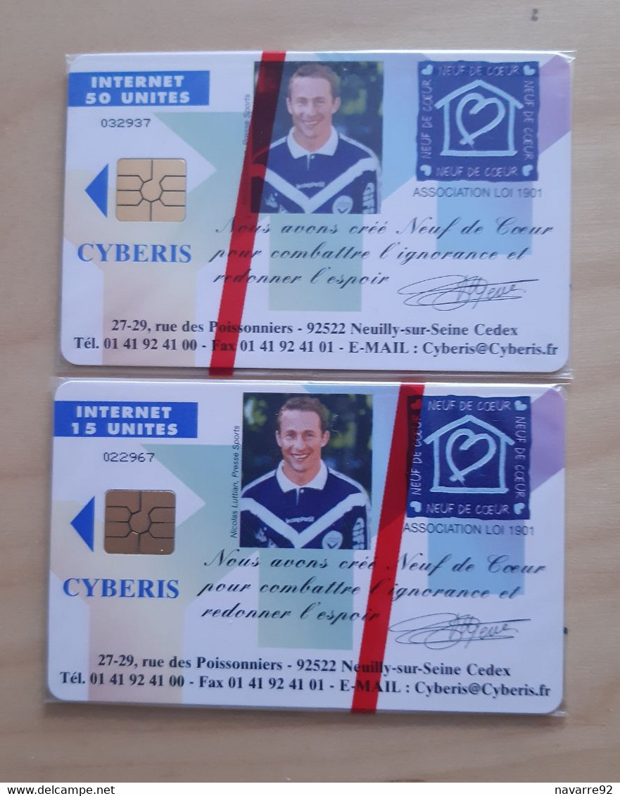 2 ANCIENNES CARTES A PUCE WEBCARTES CYBERIS DIFFERENTES NSB UPKE T.B.E !!! - Andere & Zonder Classificatie