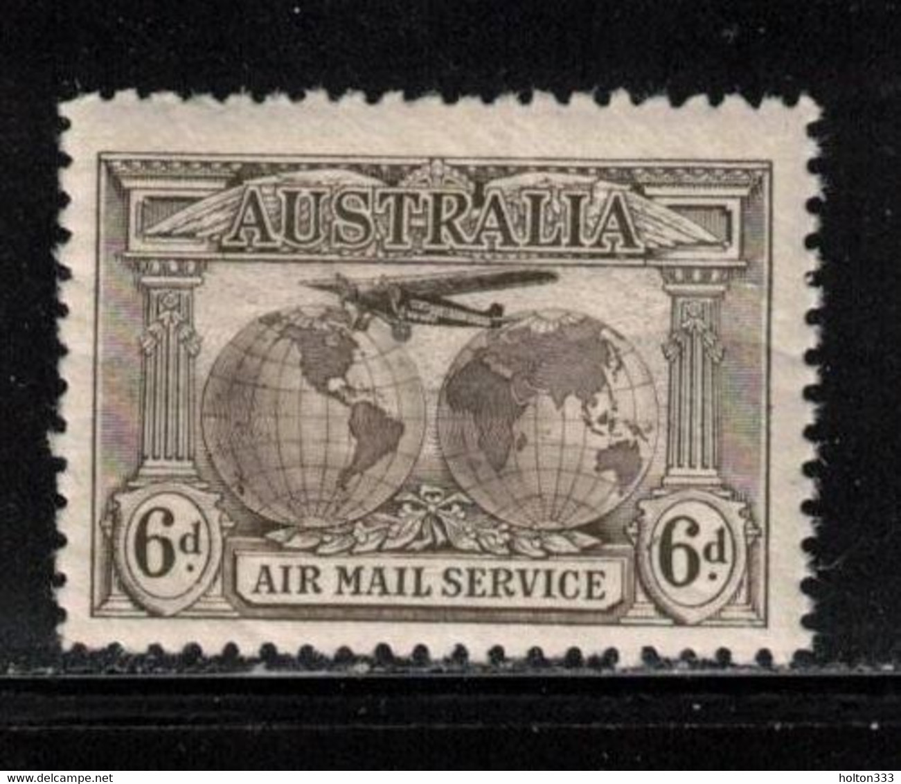 AUSTRALIA Scott # C3 MH - Plane Over Globe 1 - Mint Stamps