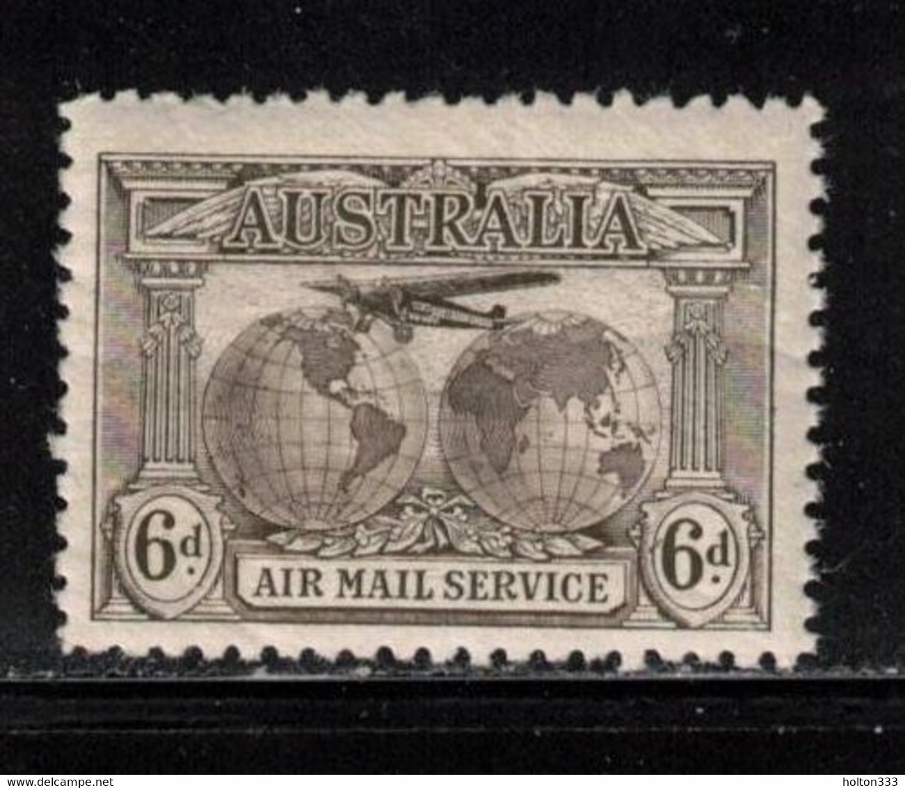 AUSTRALIA Scott # C3 MH - Plane Over Globe 1 - Ungebraucht