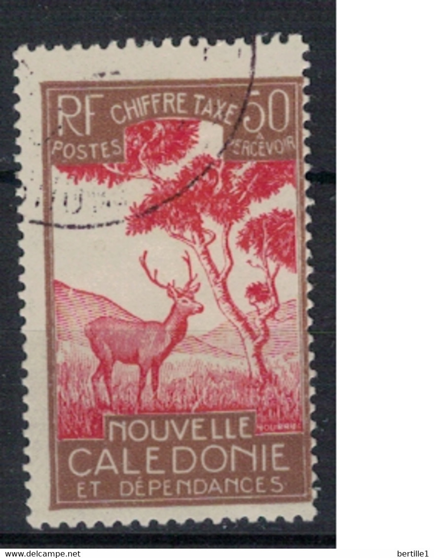 NOUVELLE CALEDONIE           N°  YVERT TAXE 34  OBLITERE     ( OB    06/ 51 ) - Portomarken